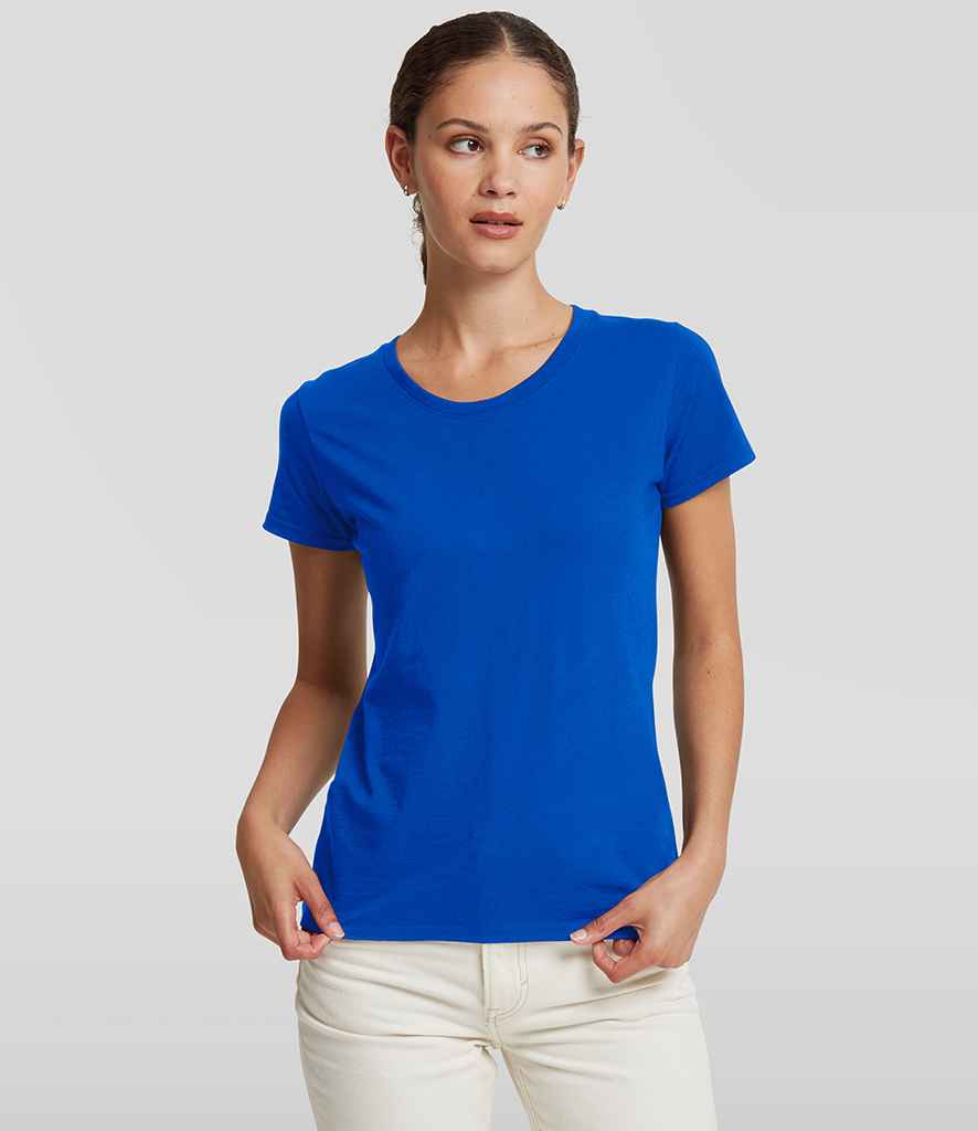 Russell Athletic Ladies Authentic Classic Ringspun T-Shirt | Bright Royal