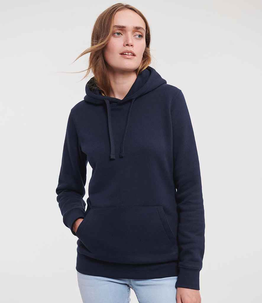 Russell Athletic Ladies Authentic Hooded Sweatshirt | French Navy