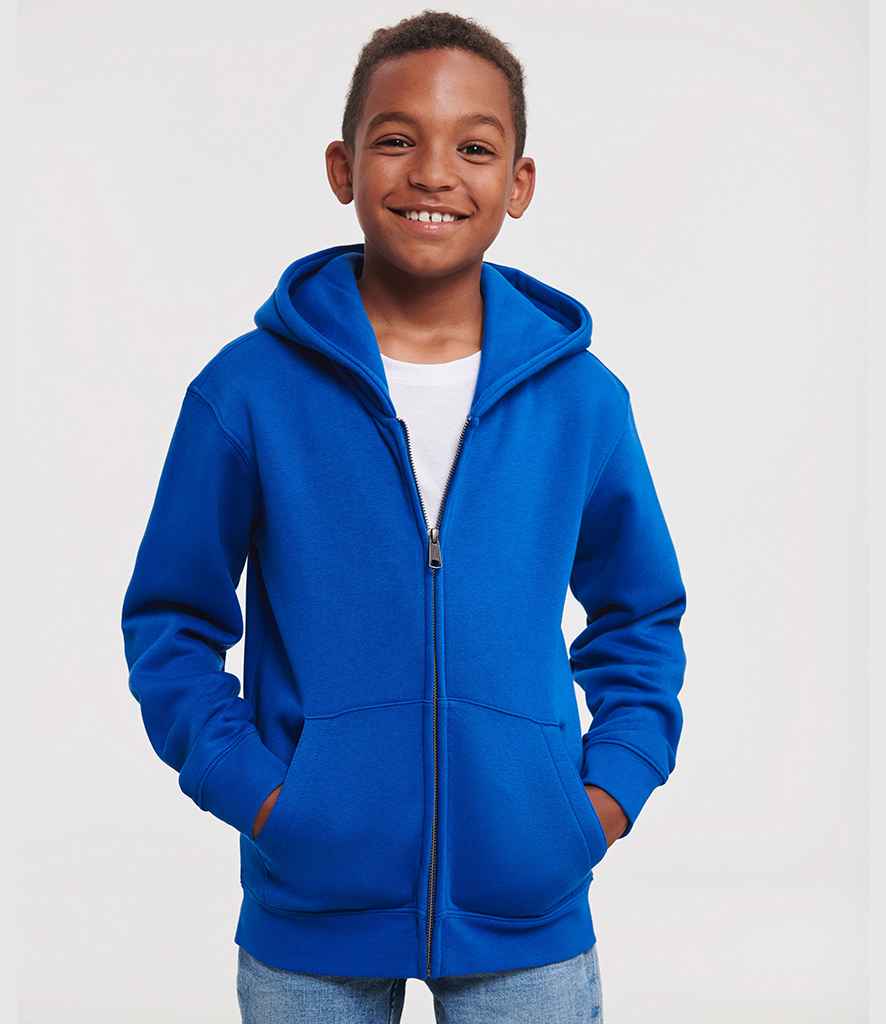 Russell Athletic Kids Authentic Zip Hooded Sweatshirt | Bright Royal