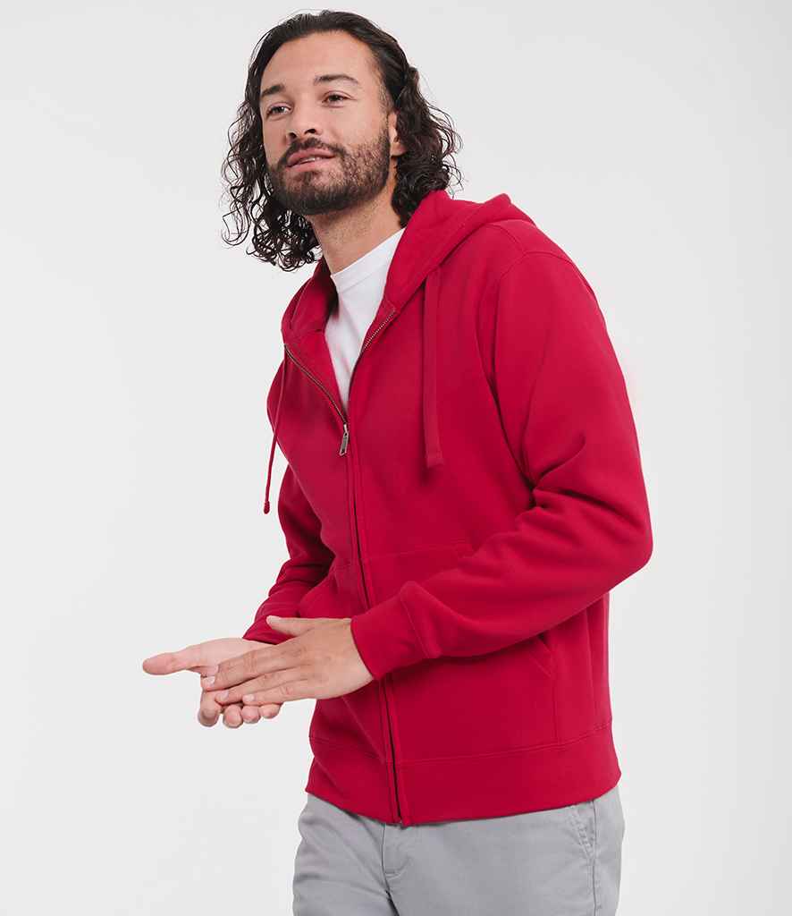 Russell Athletic Authentic Zip Hooded Sweatshirt | Classic Red
