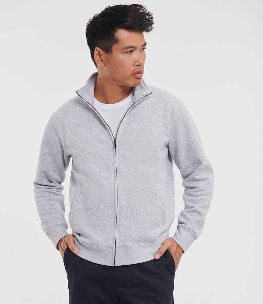 Russell Athletic Authentic Sweat Jacket | Light Oxford