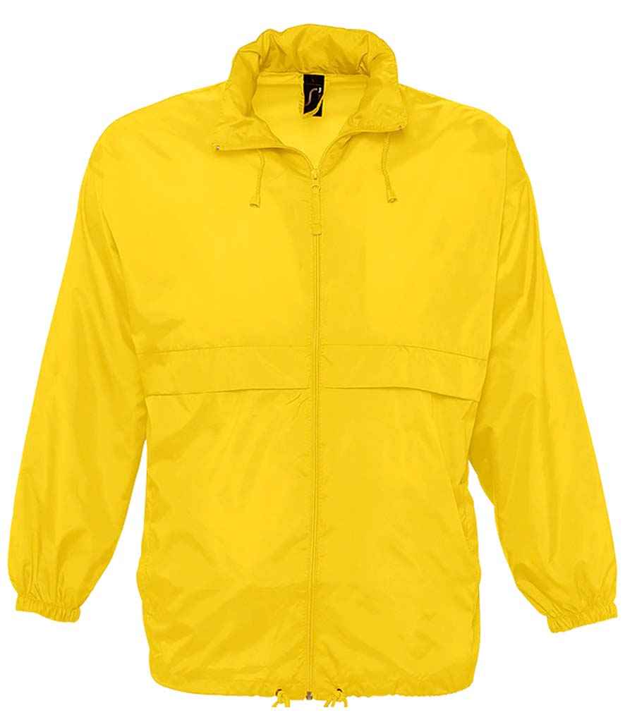 SOL'S Unisex Surf Windbreaker Jacket | Gold
