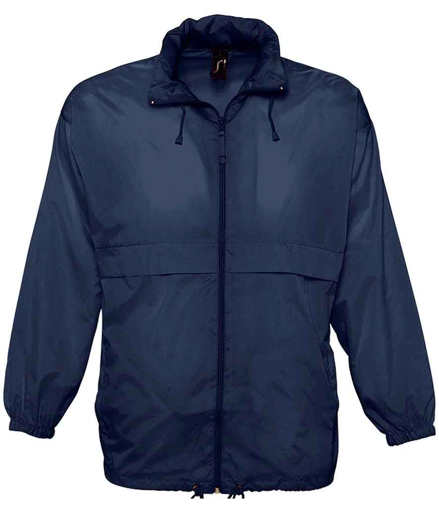 SOL'S Unisex Surf Windbreaker Jacket | Navy