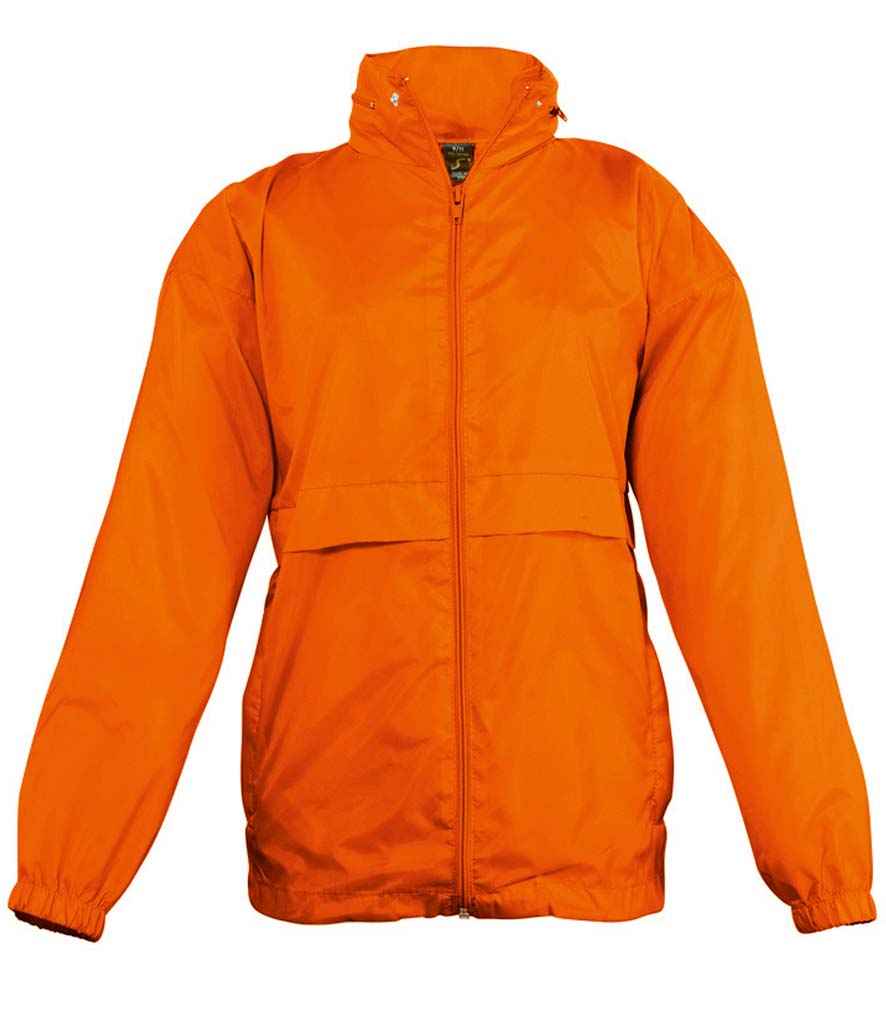 SOL'S Kids Surf Windbreaker Jacket | Orange