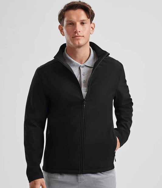 Russell Athletic Essential Recycled Soft Shell Jacket | Black