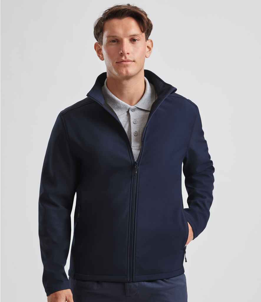 Russell Athletic Essential Recycled Soft Shell Jacket | French Navy
