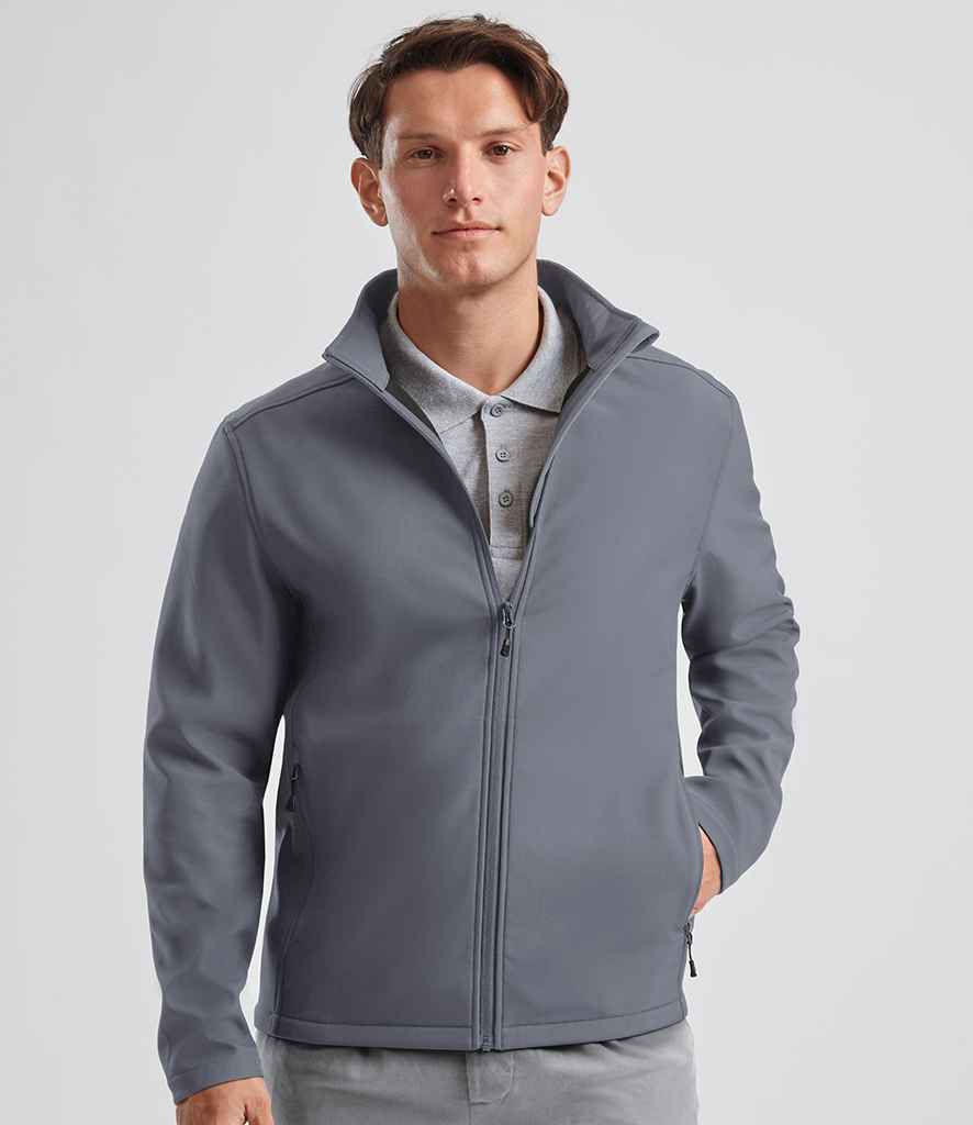 Russell Athletic Essential Recycled Soft Shell Jacket | Iron