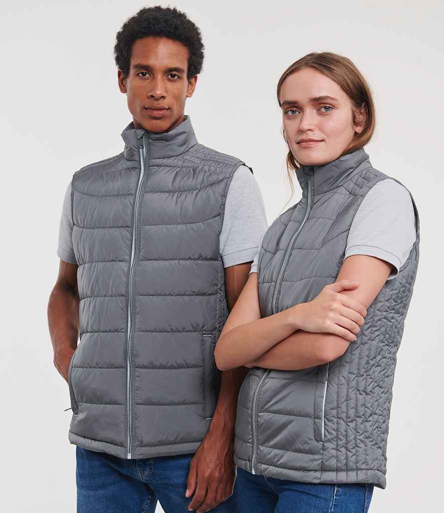 Russell Athletic Nano Padded Bodywarmer | Iron