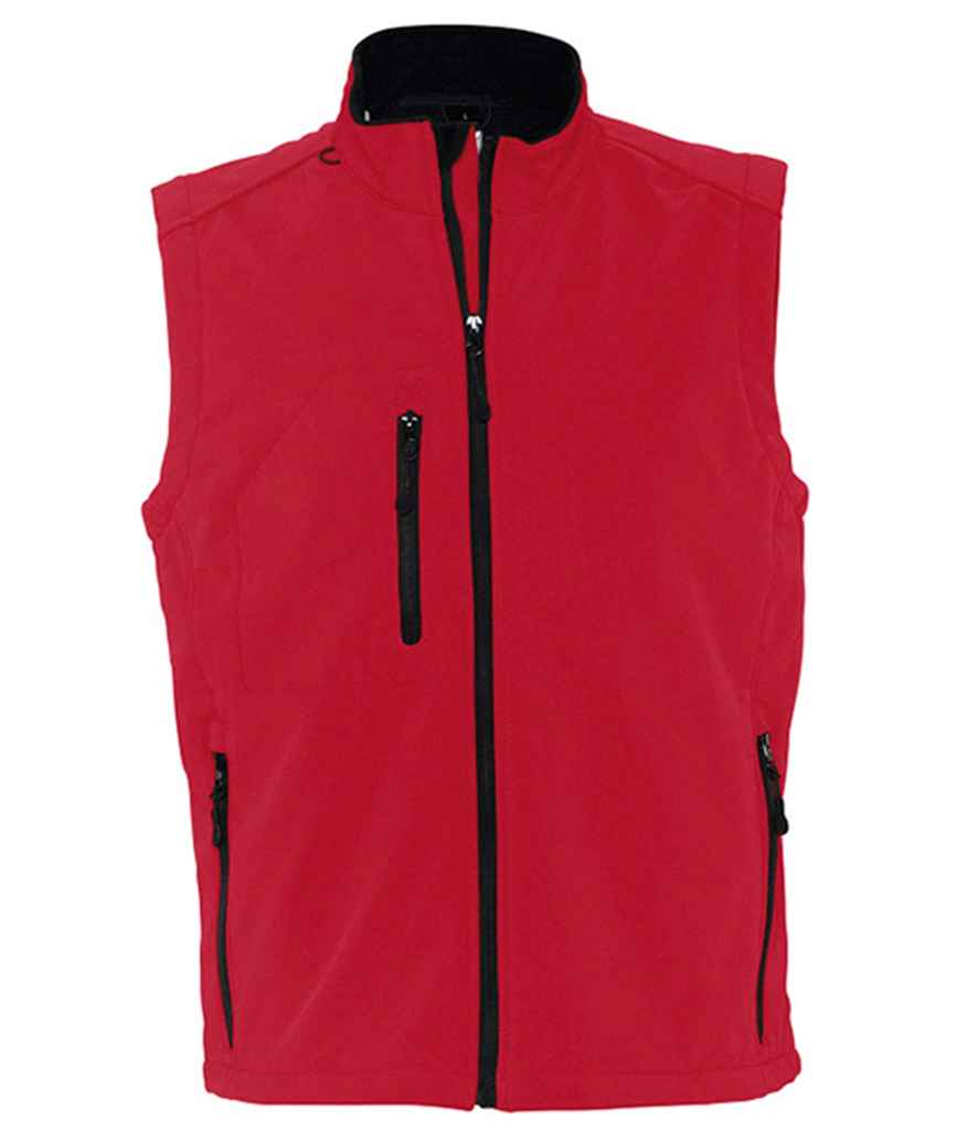 SOL'S Rallye Soft Shell Bodywarmer | Red