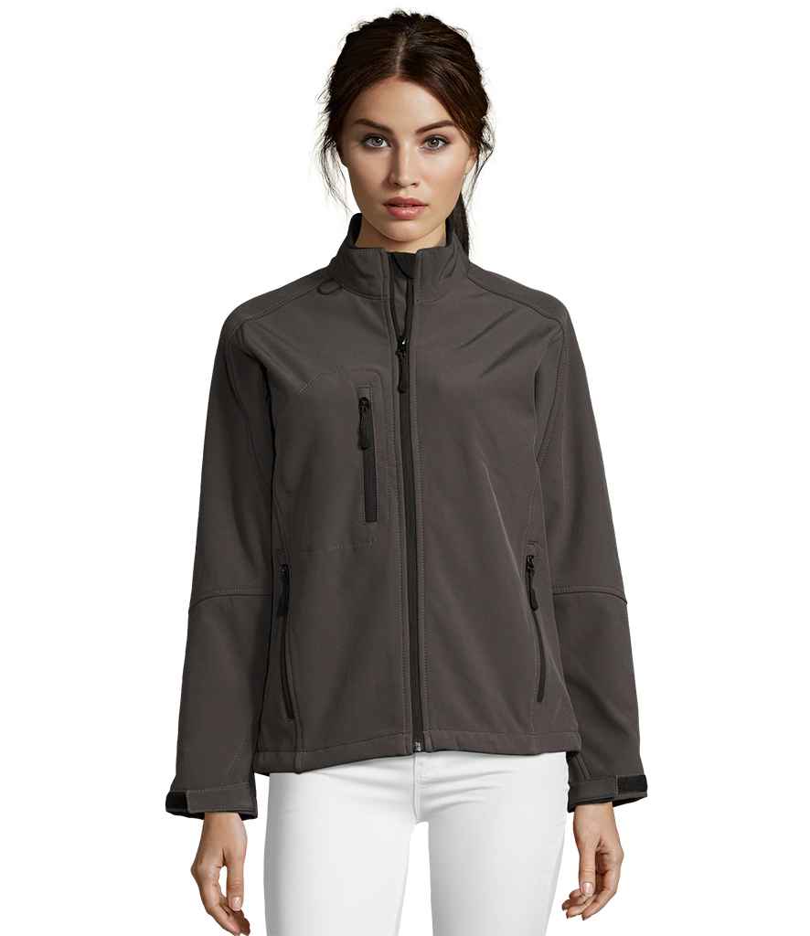 SOL'S Ladies Roxy Soft Shell Jacket | Charcoal