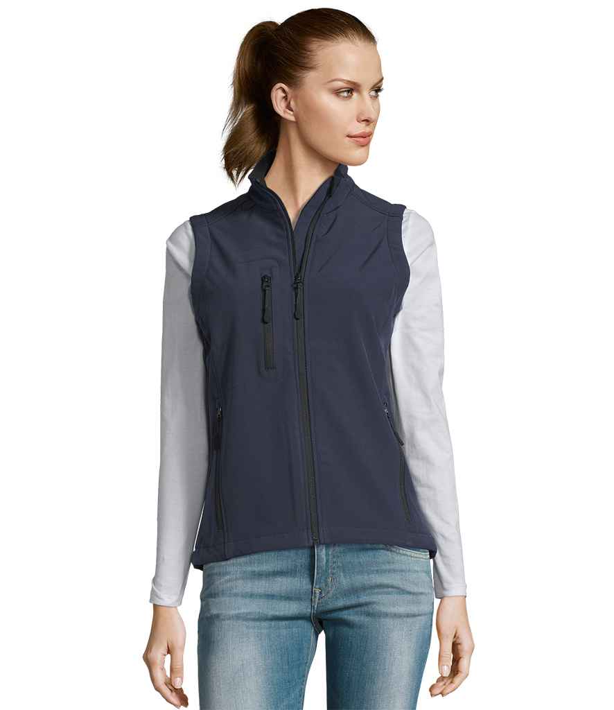 SOL'S Ladies Rallye Soft Shell Bodywarmer | French Navy