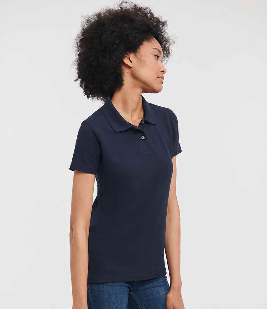 Russell Athletic Ladies Classic Poly/Cotton Piqué Polo Shirt | French Navy