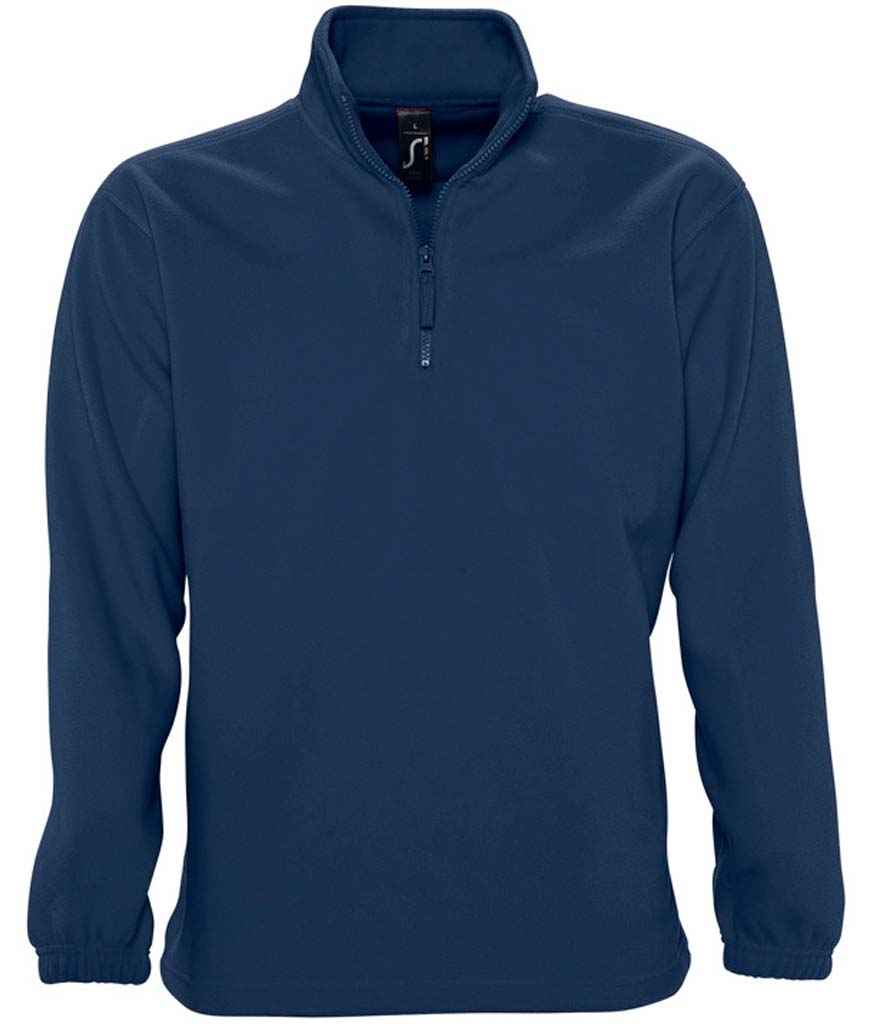 SOL'S Ness Zip Neck Fleece | Navy