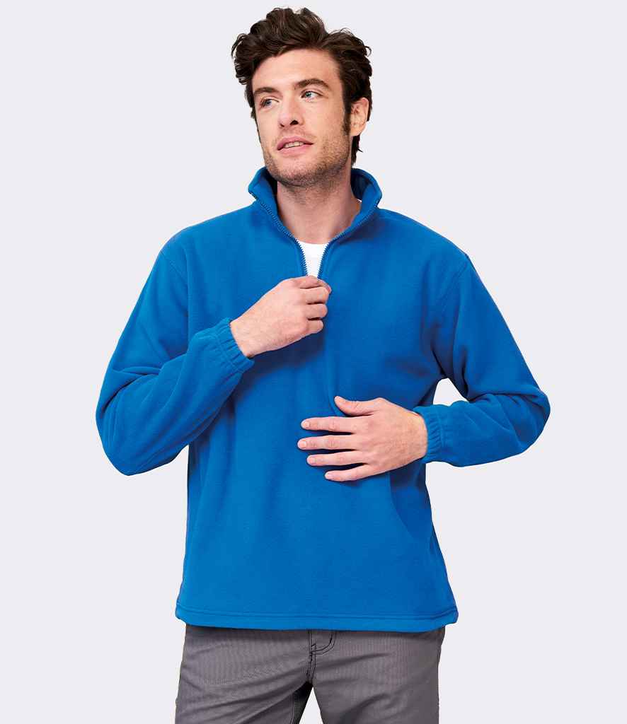 SOL'S Ness Zip Neck Fleece | Royal Blue