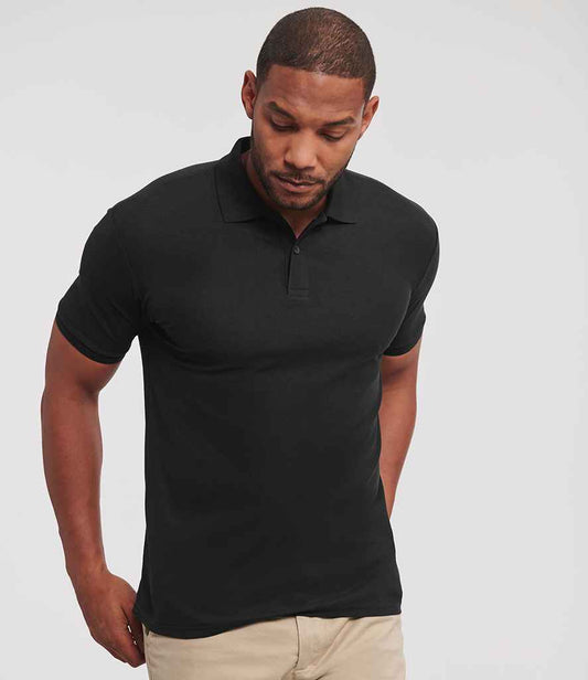 Russell Athletic Piqué Polo Shirt | Black