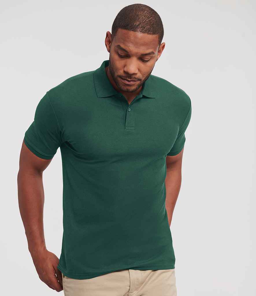 Russell Athletic Piqué Polo Shirt | Bottle Green