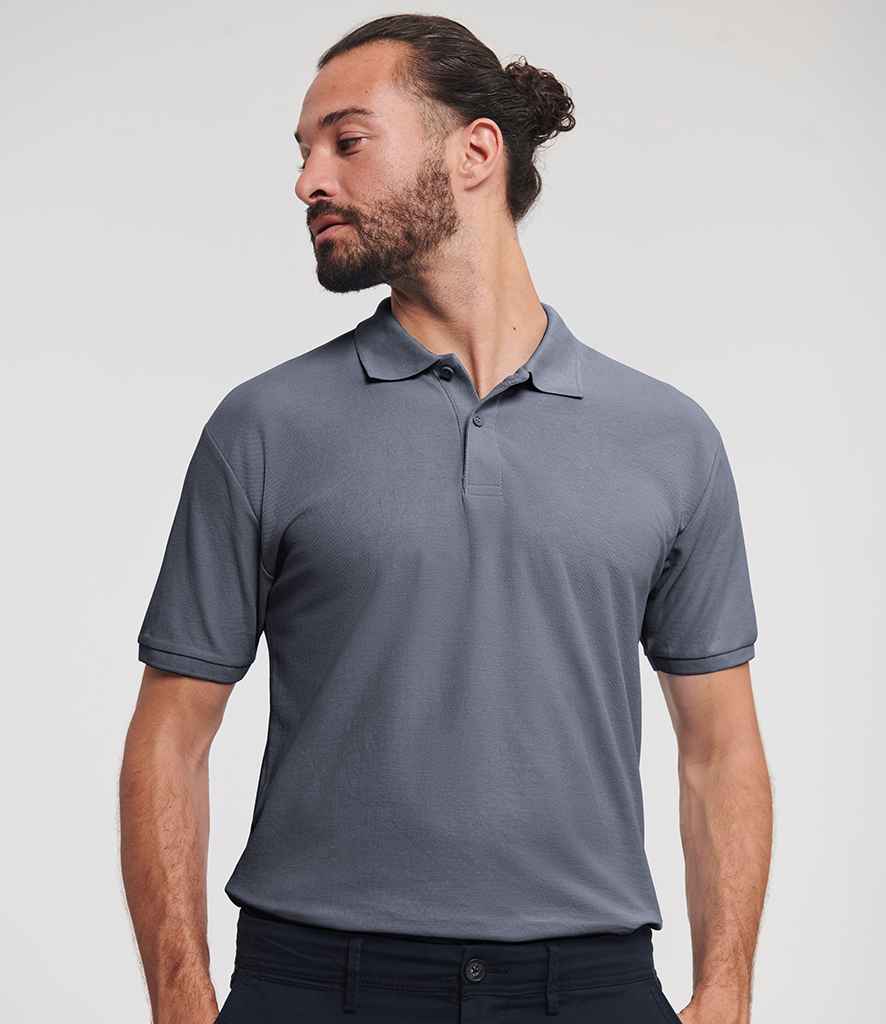 Russell Athletic Piqué Polo Shirt | Convoy Grey