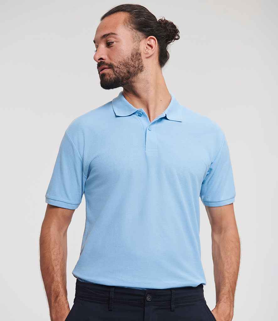 Russell Athletic Piqué Polo Shirt | Sky Blue