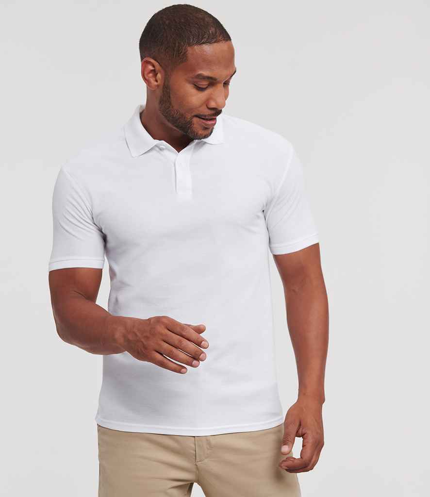 Russell Athletic Piqué Polo Shirt | White