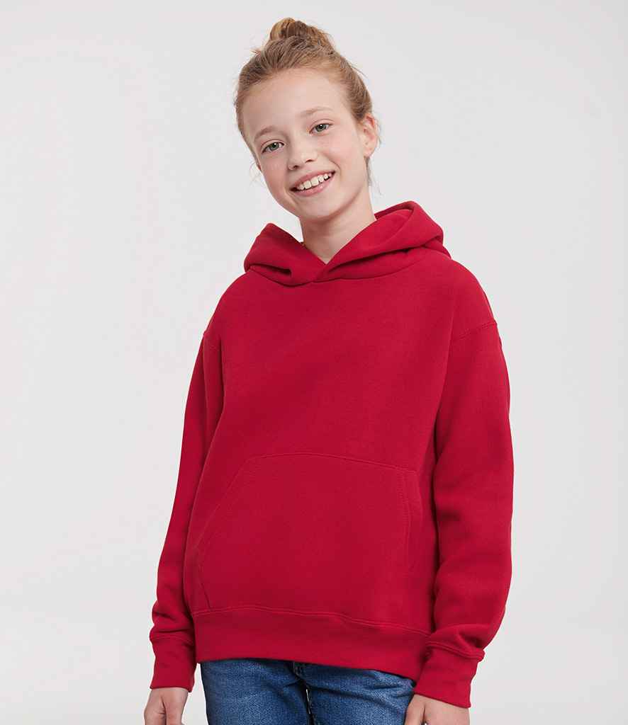 Russell Athletic Kids Hooded Sweatshirt | Classic Red
