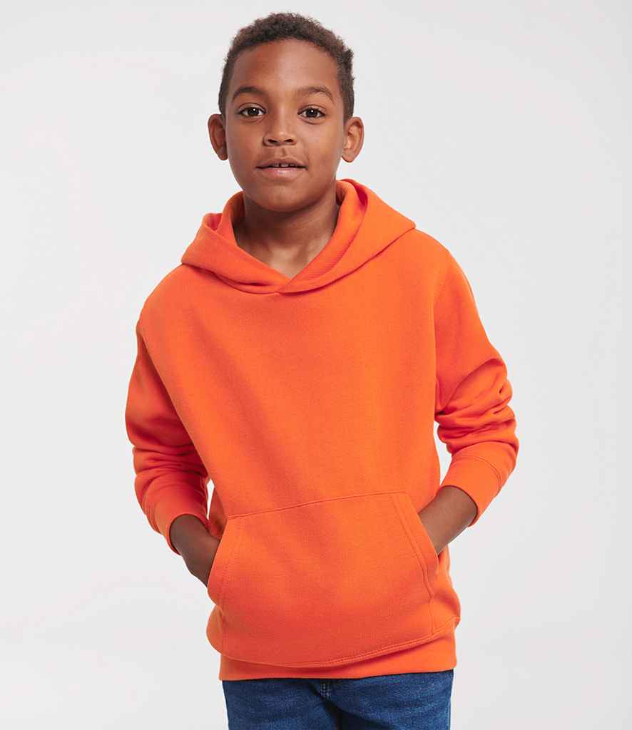 Russell Athletic Kids Hooded Sweatshirt | Orange