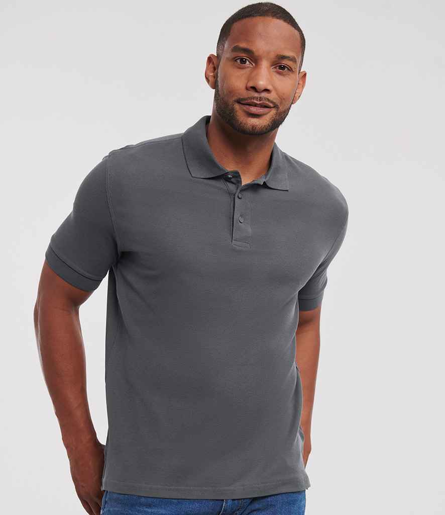 Russell Athletic Ultimate Cotton Piqué Polo Shirt | Titanium