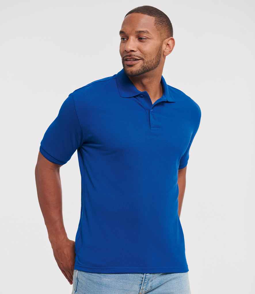 Russell Athletic Hardwearing Poly/Cotton Piqué Polo Shirt | Bright Royal