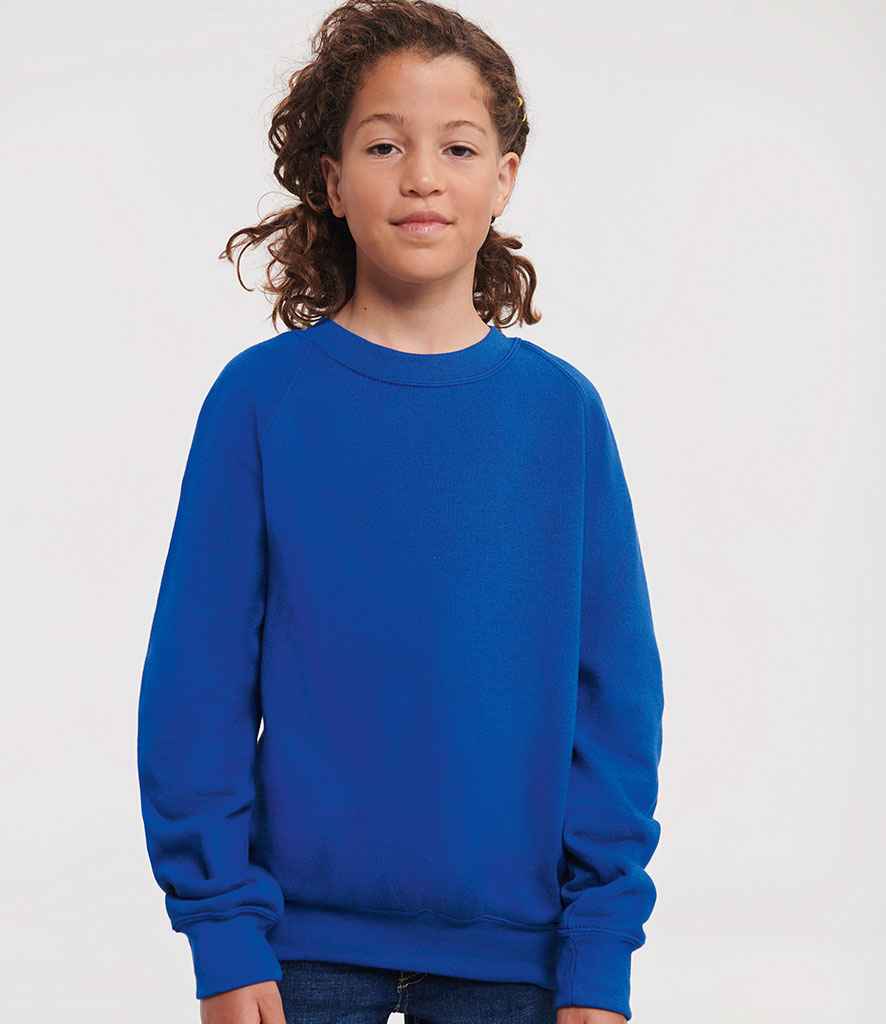 Russell Athletic Kids Raglan Sweatshirt | Bright Royal
