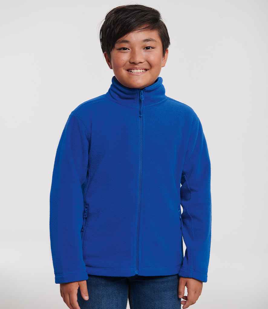 Russell Athletic Kids Outdoor Fleece Jacket | Royal Blue