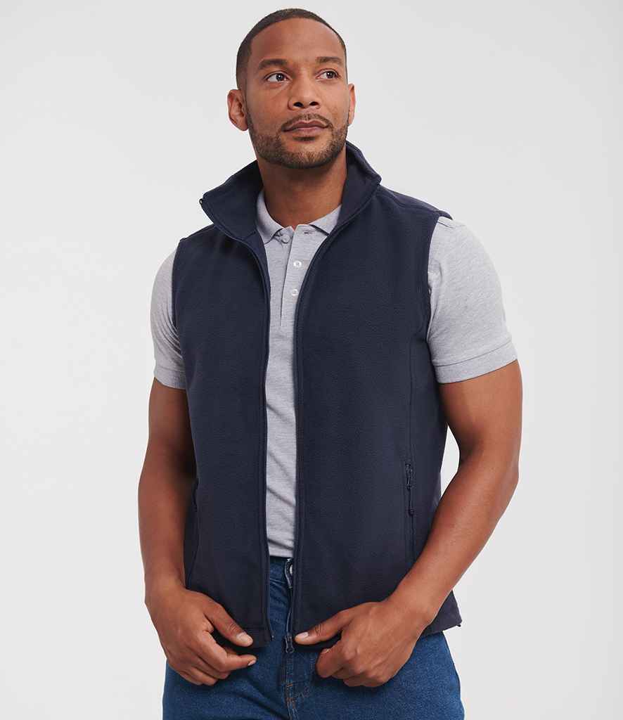 Russell Athletic Outdoor Fleece Gilet | French Navy