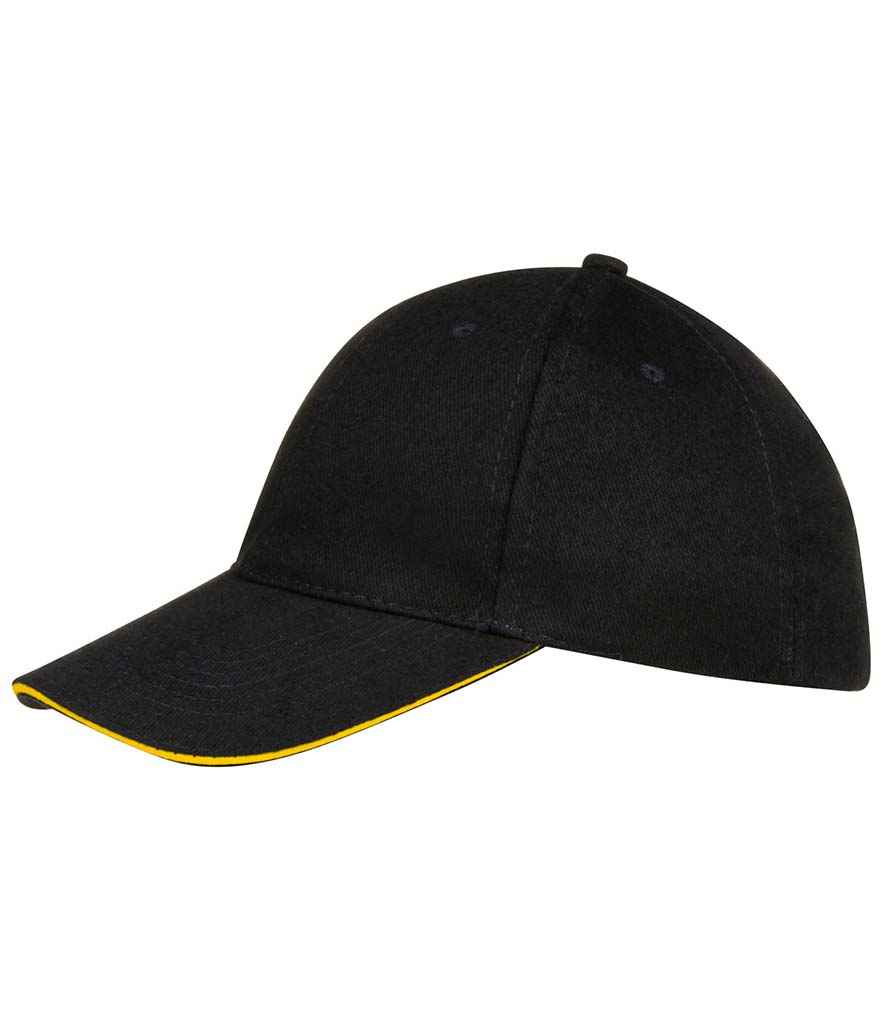 SOL'S Buffalo Cap | Black/Yellow
