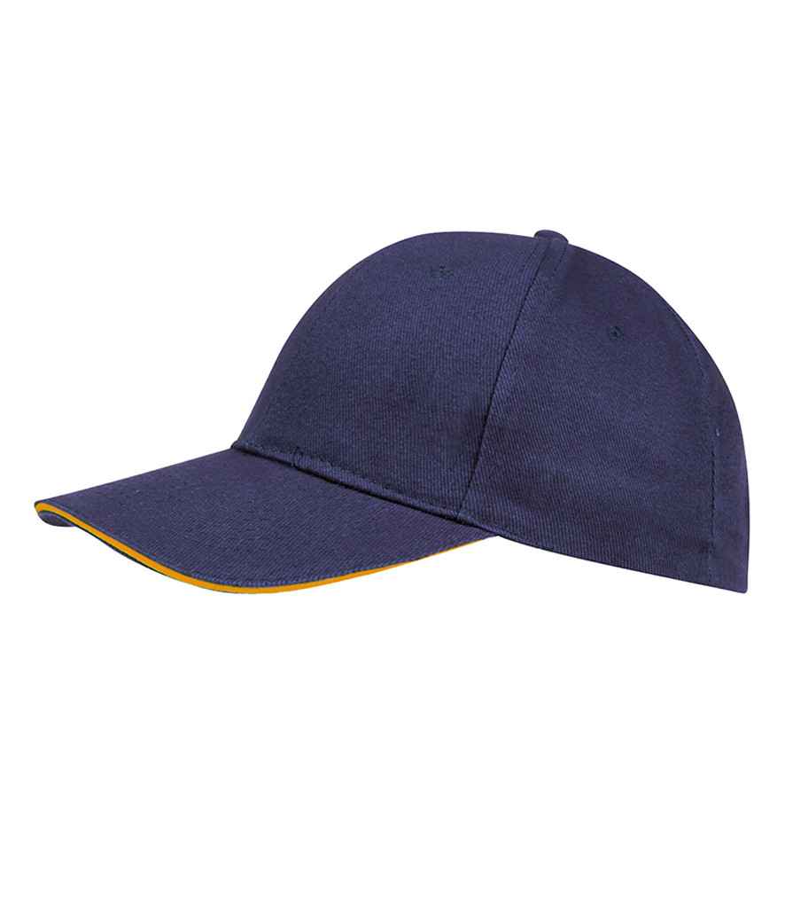 SOL'S Buffalo Cap | French Navy/Neon Orange