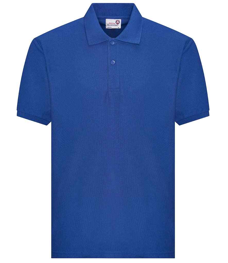 AWDis Academy Senior Piqué Polo Shirt | Royal Blue