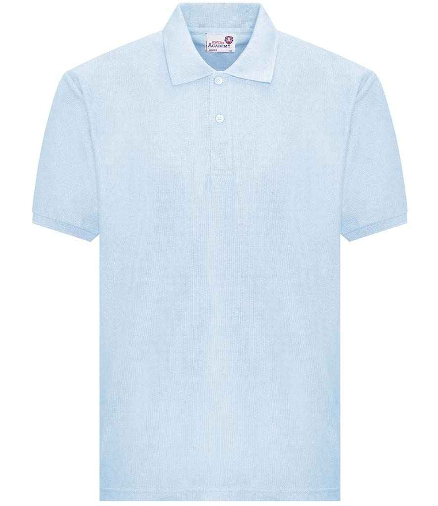 AWDis Academy Senior Piqué Polo Shirt | Sky Blue