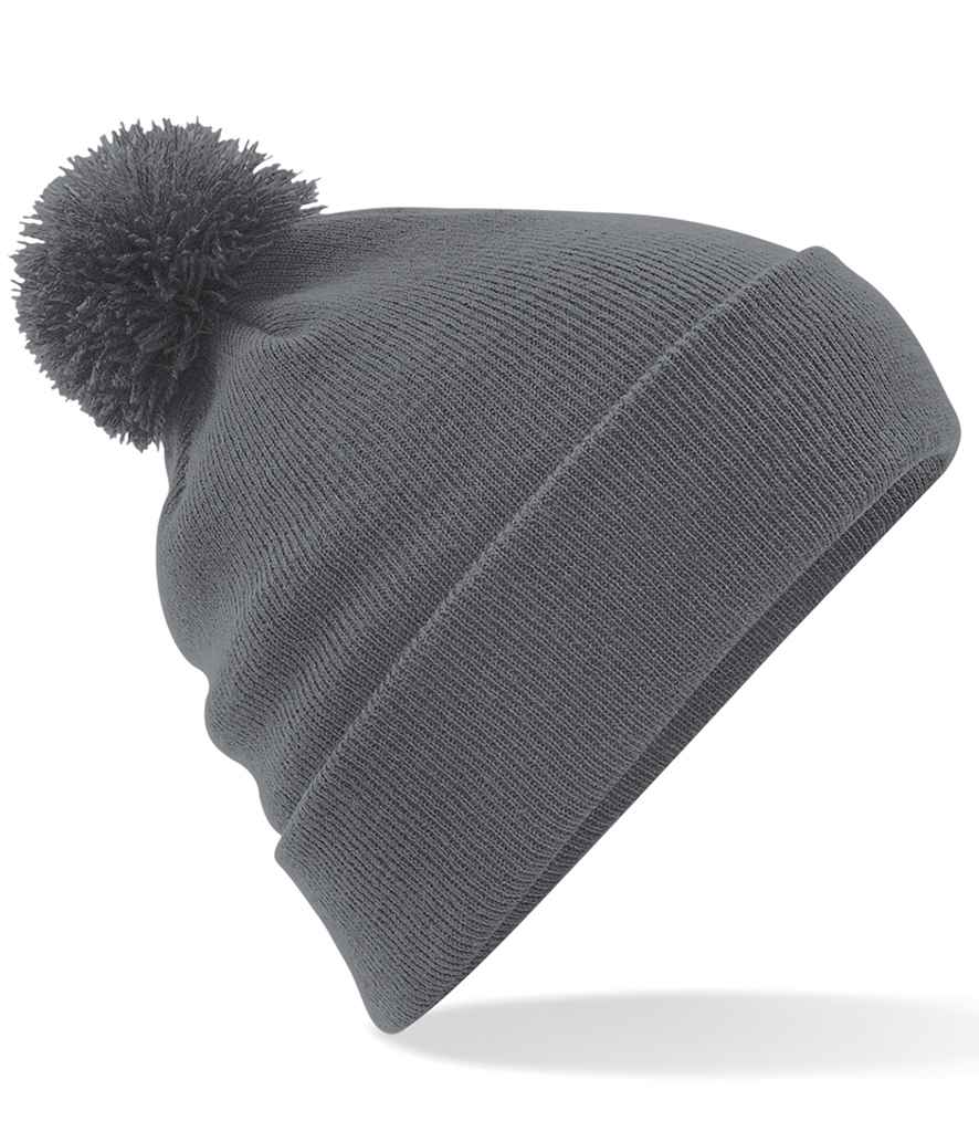 Beechfield Original Pom Pom Beanie | Graphite Grey
