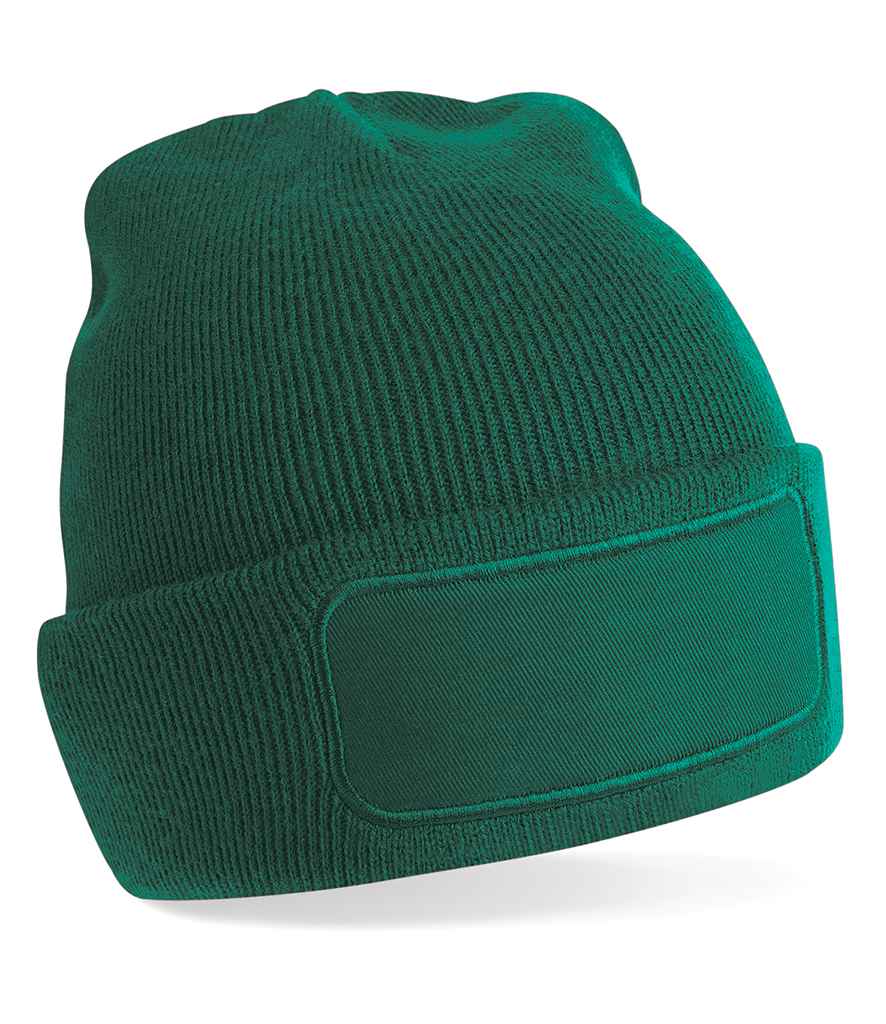 Beechfield Original Patch Beanie | Bottle Green