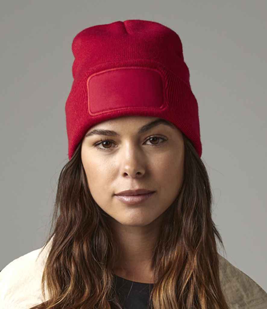 Beechfield Original Patch Beanie | Classic Red