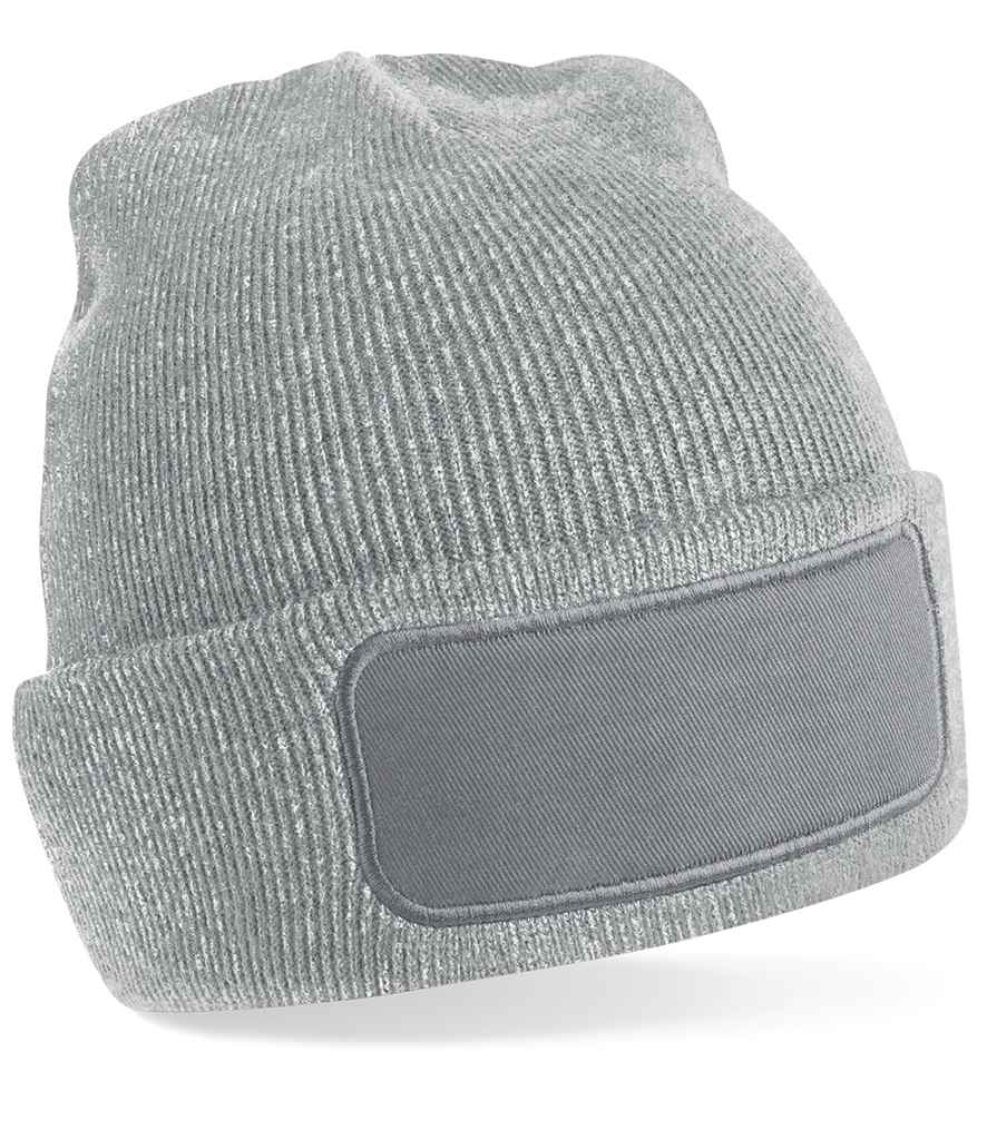 Beechfield Original Patch Beanie | Heather Grey