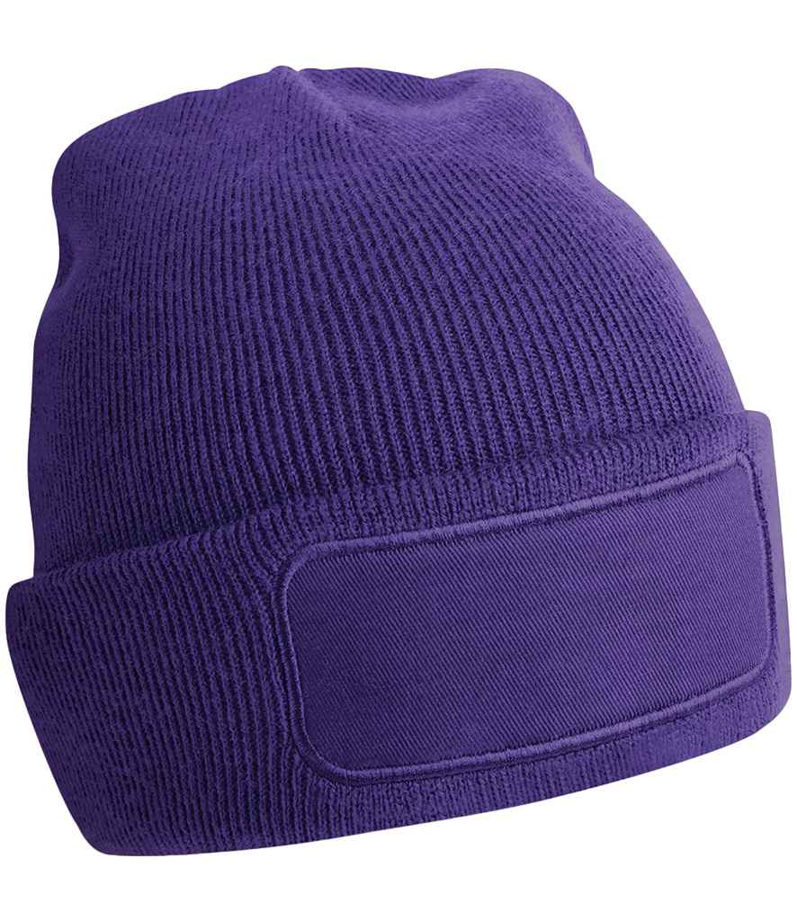 Beechfield Original Patch Beanie | Purple