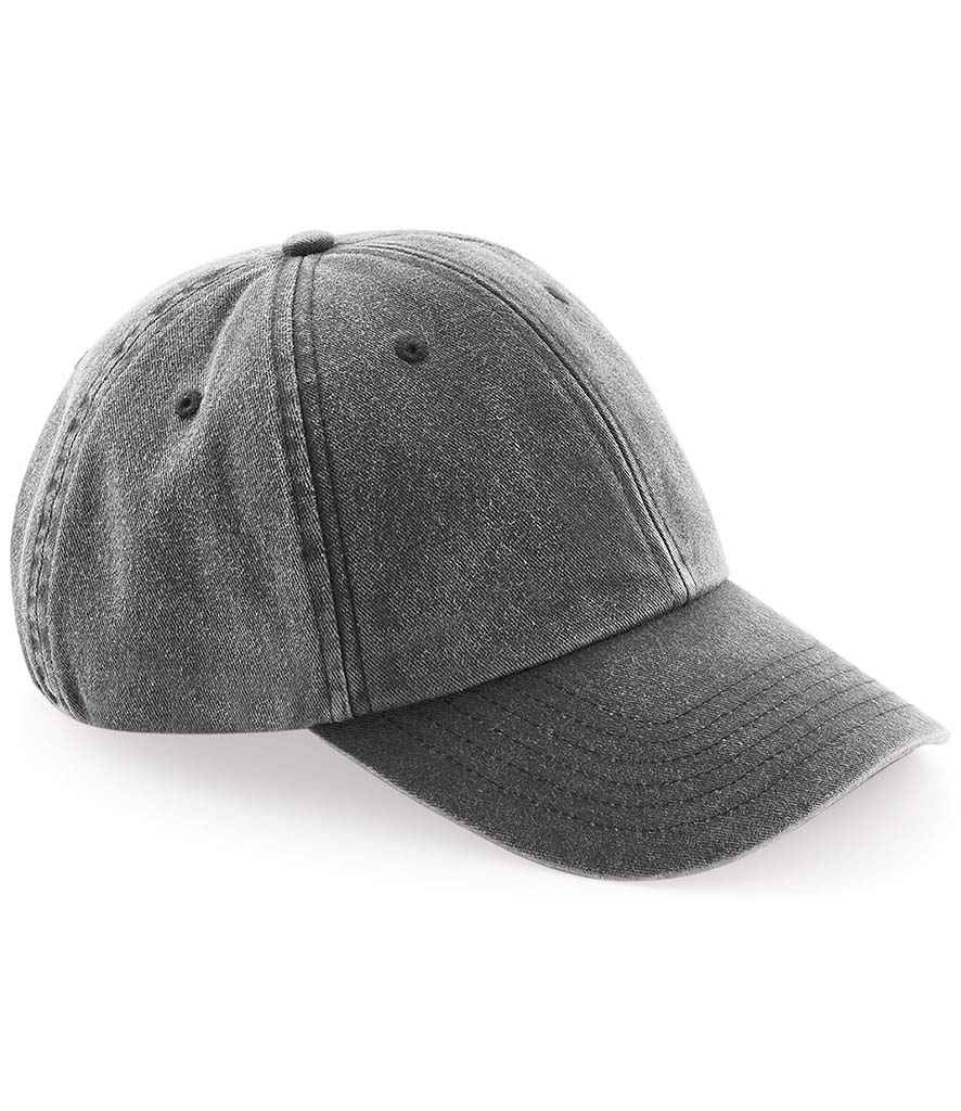 Beechfield Low Profile Vintage Cap | Vintage Black