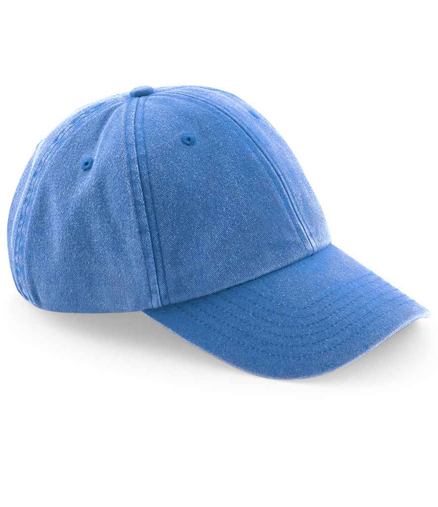 Beechfield Low Profile Vintage Cap | Vintage Cornflower