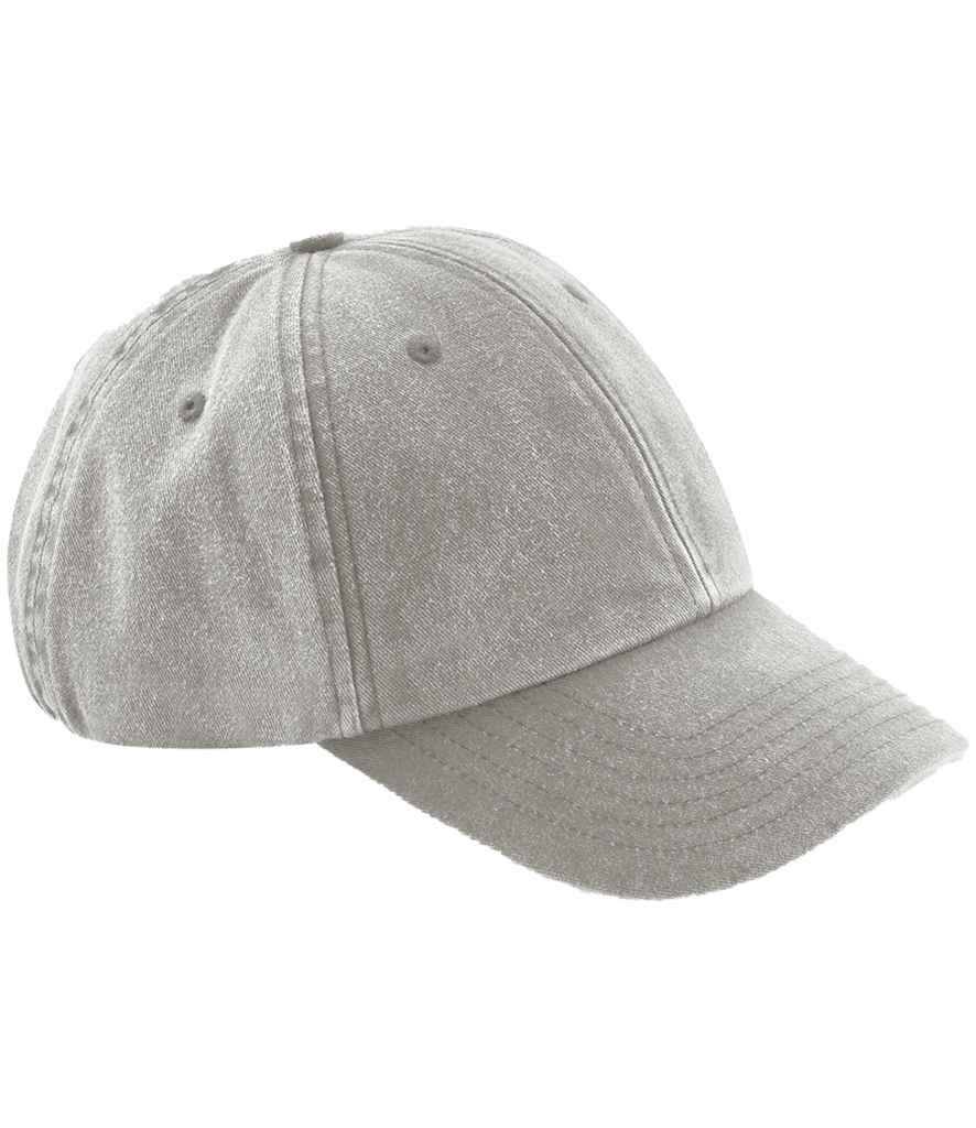 Beechfield Low Profile Vintage Cap | Vintage Grey