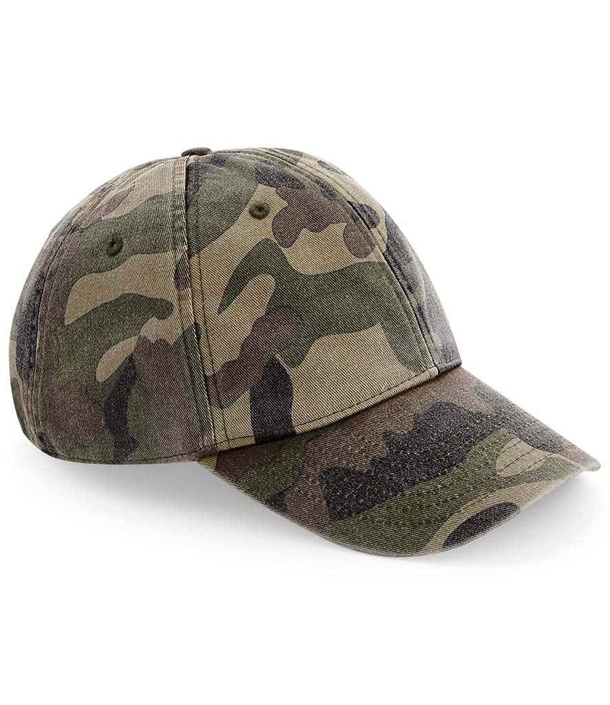 Beechfield Low Profile Vintage Cap | Vintage Jungle Camo
