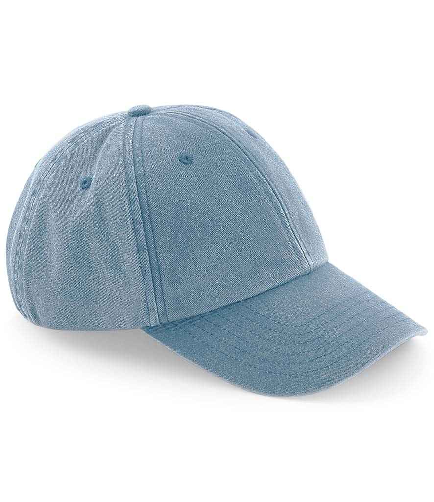 Beechfield Low Profile Vintage Cap | Vintage Light Denim