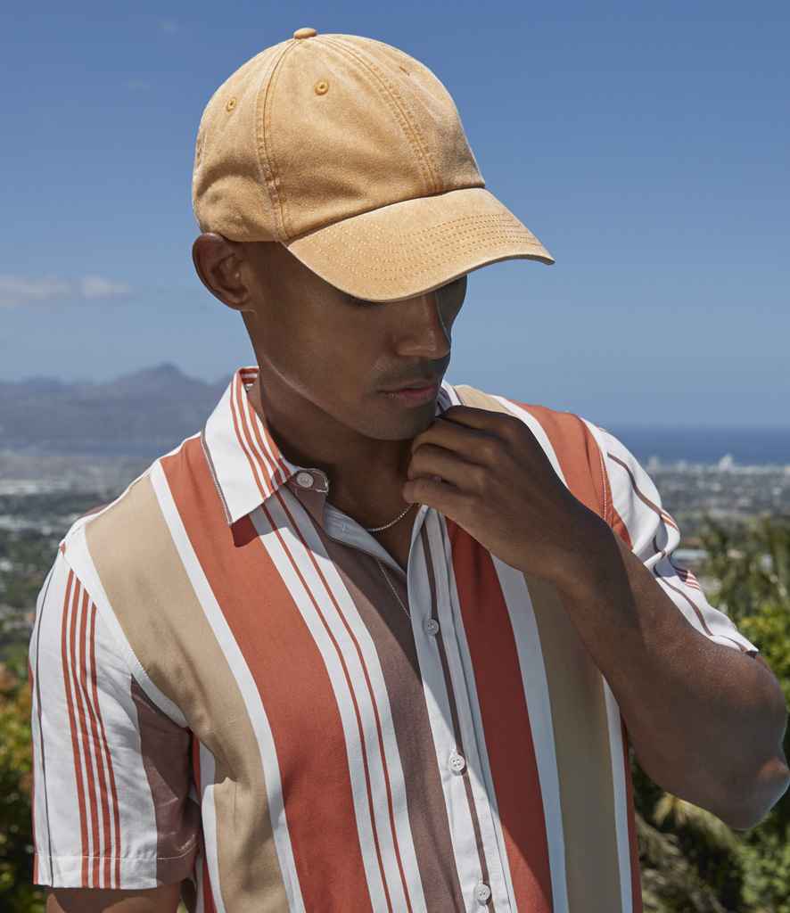 Beechfield Low Profile Vintage Cap | Vintage Mustard