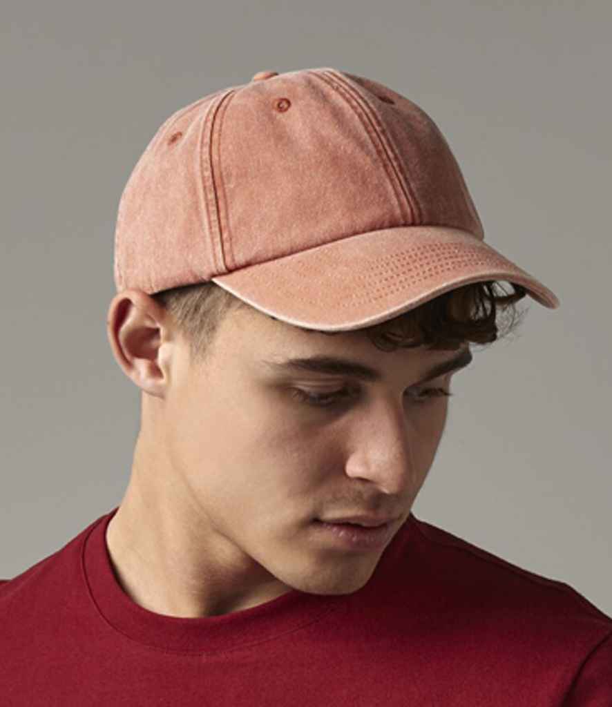 Beechfield Low Profile Vintage Cap | Vintage Orange