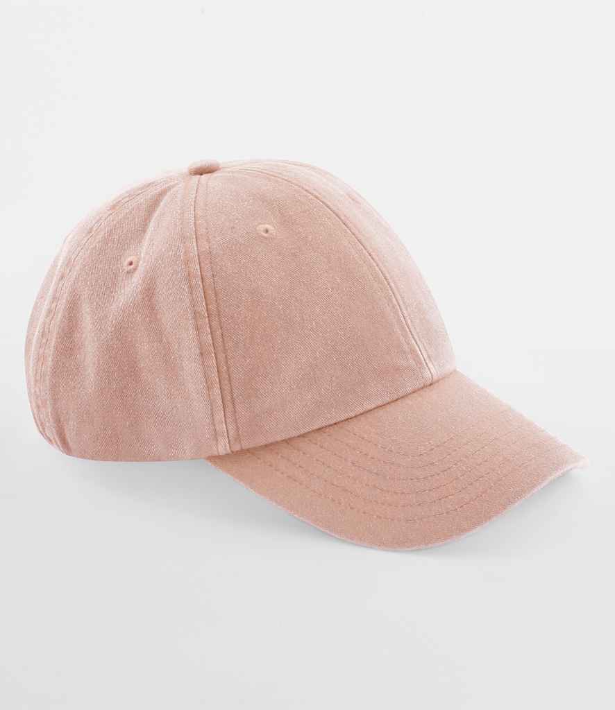 Beechfield Low Profile Vintage Cap | Vintage Peach