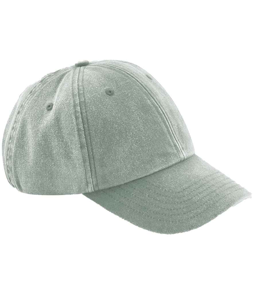 Beechfield Low Profile Vintage Cap | Vintage Sage Green