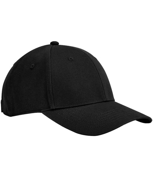 Beechfield EarthAware® Junior Classic Organic Cotton 6 Panel Cap | Black
