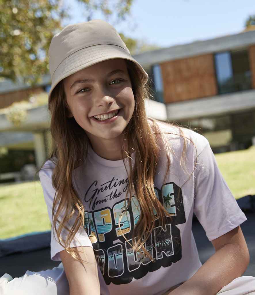 Beechfield Kids Organic Cotton Bucket Hat | Sand